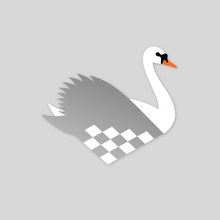 Load image into Gallery viewer, Swan (silver)